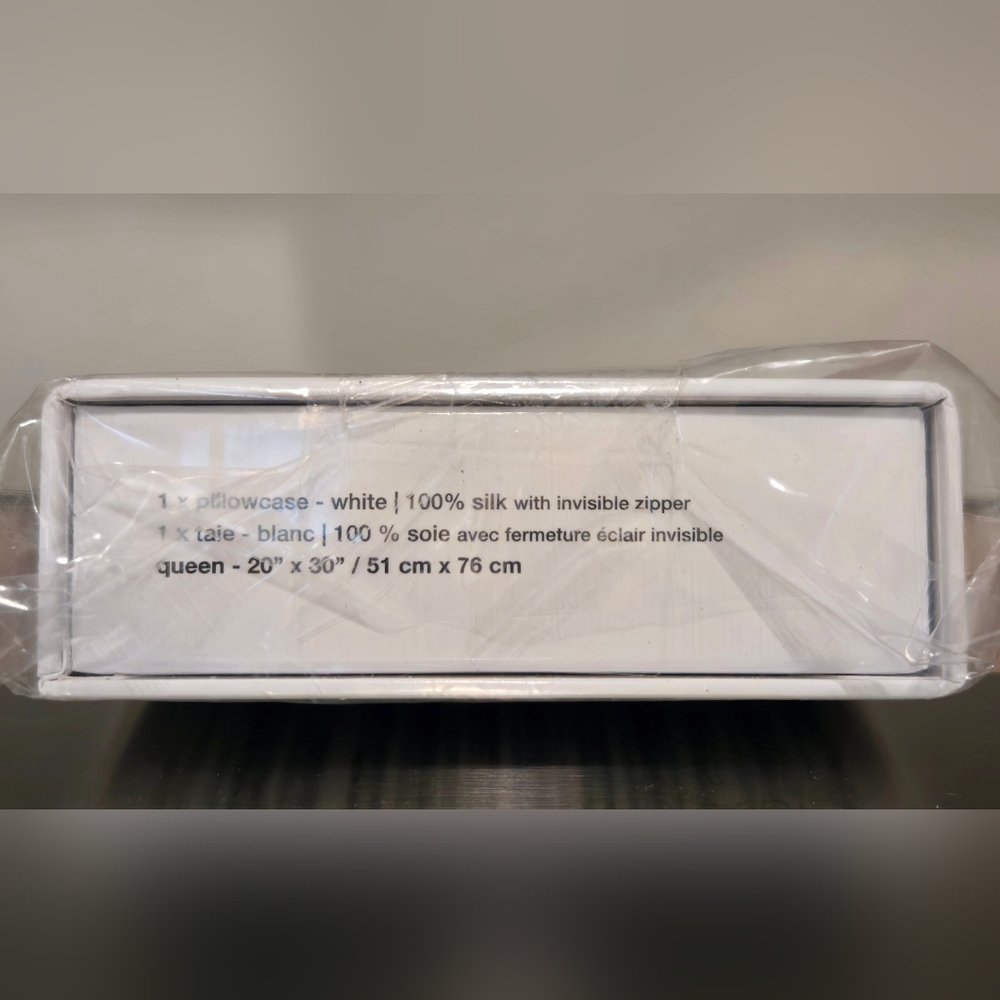 Slip Pure Silk Pillowcase - Queen - White - (20" x 30") - BRAND NEW - Picture 4 of 8